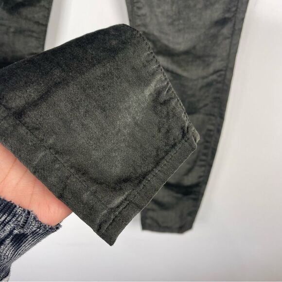 NEW 7 For All Mankind The Ankle Gwenevere Skinny Jeans Evergreen Velvet Size 23 - Picture 3 of 9